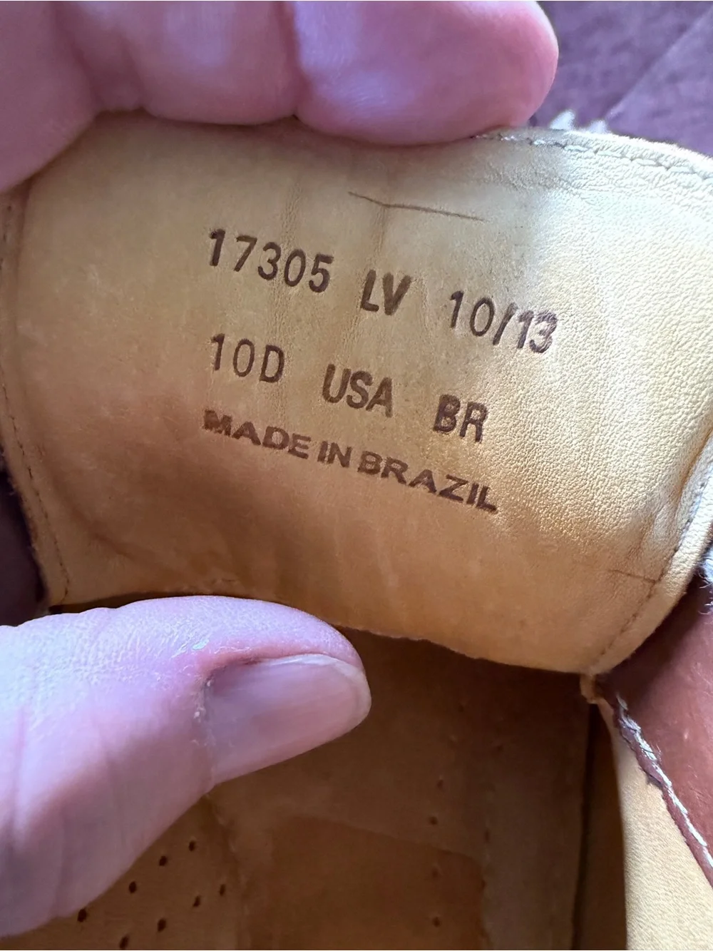 Sandro Moscoloni brown leather